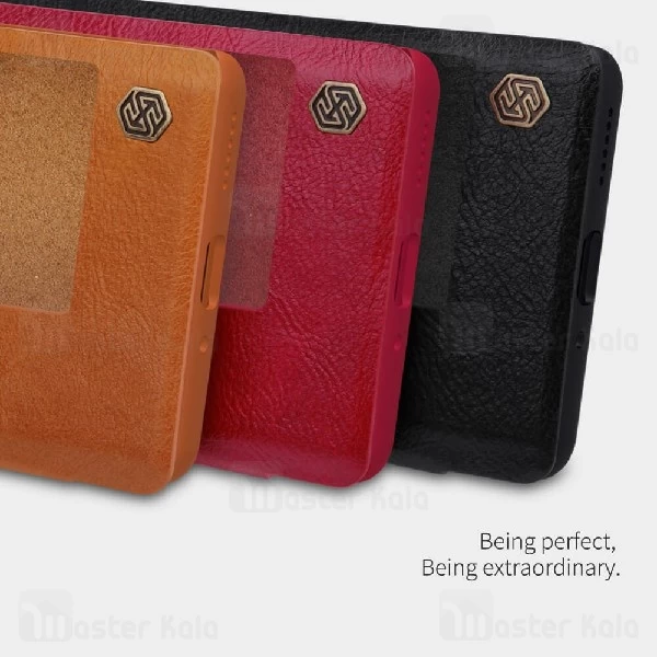 کیف چرمی هوشمند نیلکین هواوی Huawei Mate 30 Pro Nillkin Qin Leather Case
