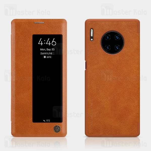 کیف چرمی هوشمند نیلکین هواوی Huawei Mate 30 Pro Nillkin Qin Leather Case