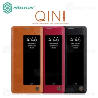 کیف چرمی هوشمند نیلکین هواوی Huawei Mate 30 Pro Nillkin Qin Leather Case