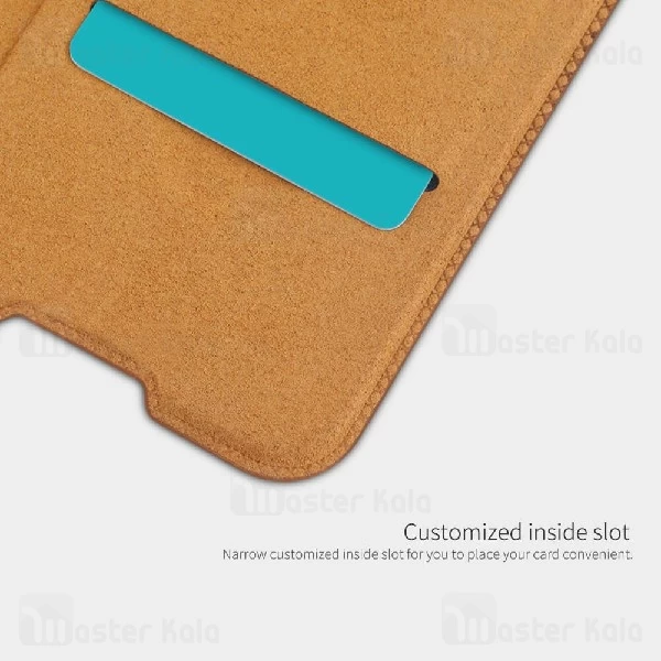 کیف چرمی نیلکین سامسونگ Samsung Galaxy A10s Nillkin Qin Leather Case