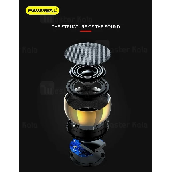اسپیکر بلوتوث Pavareal PA-BS55 Wireless Speaker رم خور