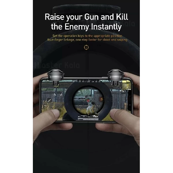 دسته بازی انگشتی بیسوس Baseus Level 3 Helemet Pubg Gadget GMGA03-A01