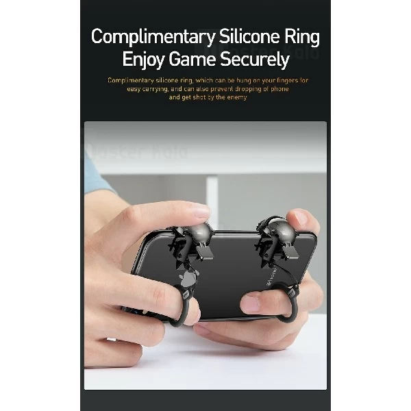 دسته بازی انگشتی بیسوس Baseus Level 3 Helemet Pubg Gadget GMGA03-A01