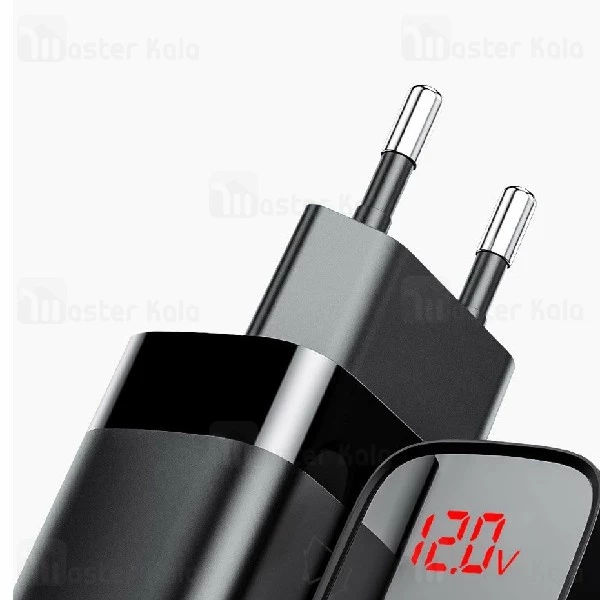 شارژر دیواری دو پورت Baseus Mirror Lake QC3.0 CCJMHC 18W توان 3 آمپر