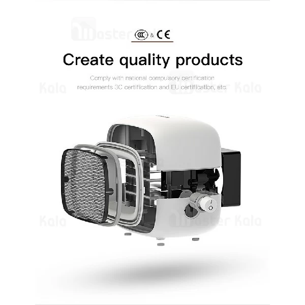 فن هیتر بیسوس Baseus Warm Little White Fan Heater ACNXB-A0Y طراحی رومیزی