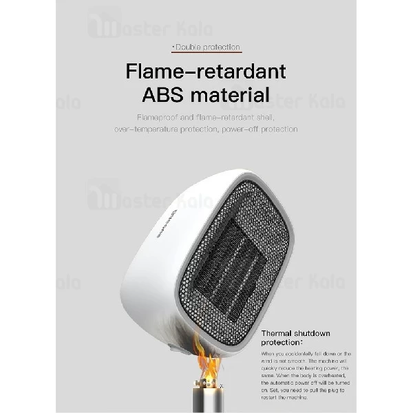فن هیتر بیسوس Baseus Warm Little White Fan Heater ACNXB-A0Y طراحی رومیزی