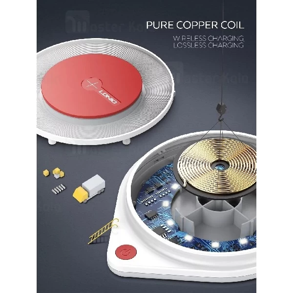 شارژر وایرلس الدینیو LDNIO AW001 Wireless Charger توان 10 وات