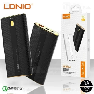 پاوربانک 10000 فست شارژ الدینیو LDNIO PQ1010 QC3.0 Power Bank با پورت Type C
