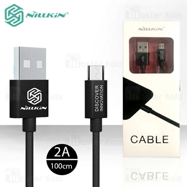 کابل میکرو یو اس بی نیلکین Nillkin Nylon Cable توان 2 آمپر و طول 1 متر