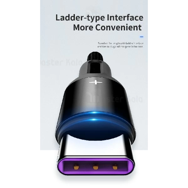 کابل Type C سوپر فست شارژ راک Rock R2 RCB0731 Super Fast Charge توان 5 آمپر