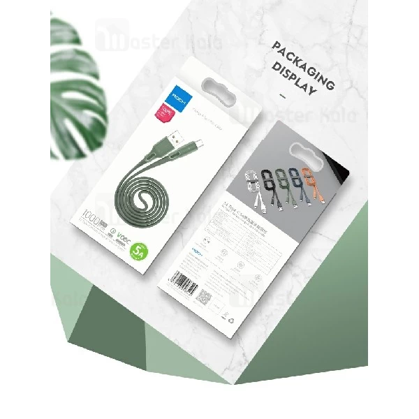 کابل Type C فست شارژ راک Rock S2 RCB0740 QC3.0 Fast Charge Cable توان 5 آمپر