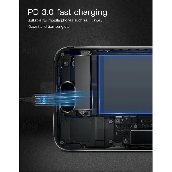 کابل Type C به Type C فست شارژ یسیدو Yesido CA29 QC3.0 Cable توان 60 وات