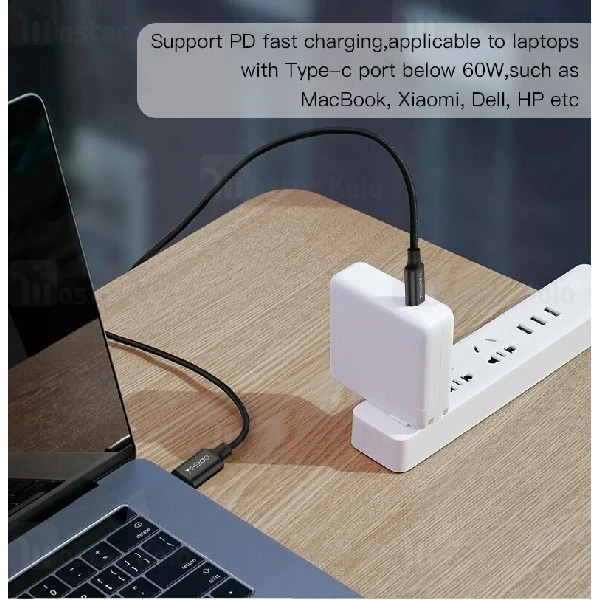 کابل Type C به Type C فست شارژ یسیدو Yesido CA29 QC3.0 Cable توان 60 وات