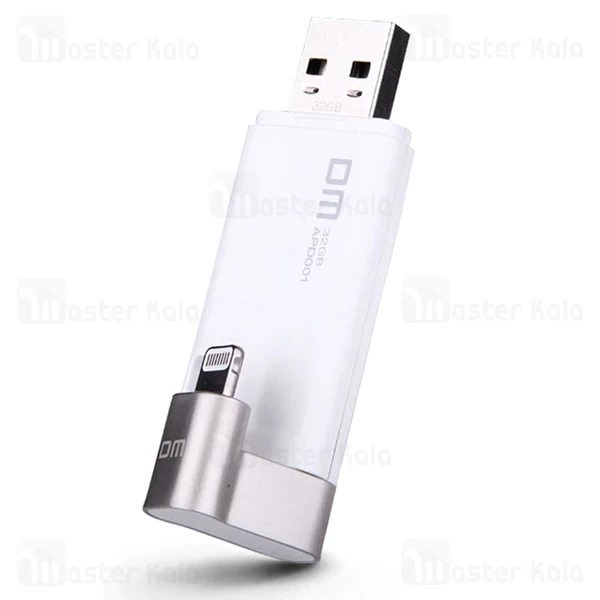 فلش مموری لایتنینگ 128 گیگابایت DM Aiplay APD001 MFi Lightning With USB 3.0