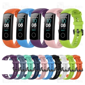 بند سیلیکونی دستبند سلامتی هواوی Honor Band 5 / 4 Silicone Band