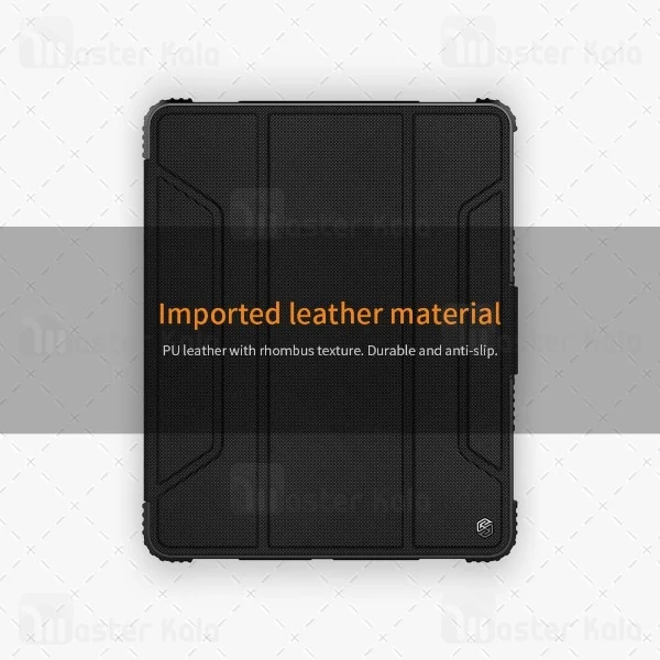 کیف چرمی هوشمند نیلکین آیپد پرو Apple iPad Pro 12.9 2018 Nillkin Bumper Leather
