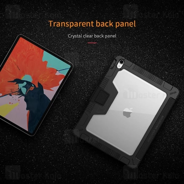 کیف چرمی هوشمند نیلکین آیپد پرو Apple iPad Pro 12.9 2018 Nillkin Bumper Leather