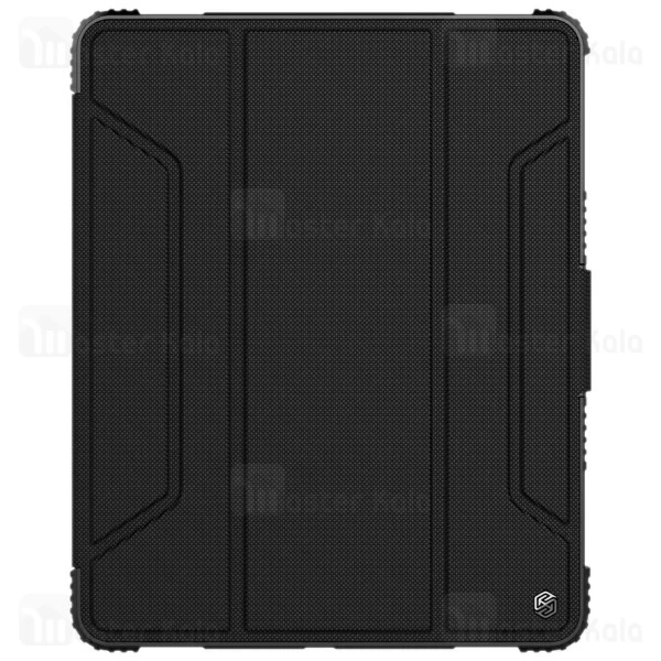 کیف چرمی هوشمند نیلکین آیپد پرو Apple iPad Pro 12.9 2018 Nillkin Bumper Leather