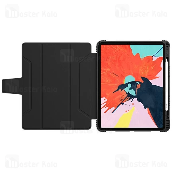 کیف چرمی هوشمند نیلکین آیپد پرو Apple iPad Pro 12.9 2018 Nillkin Bumper Leather