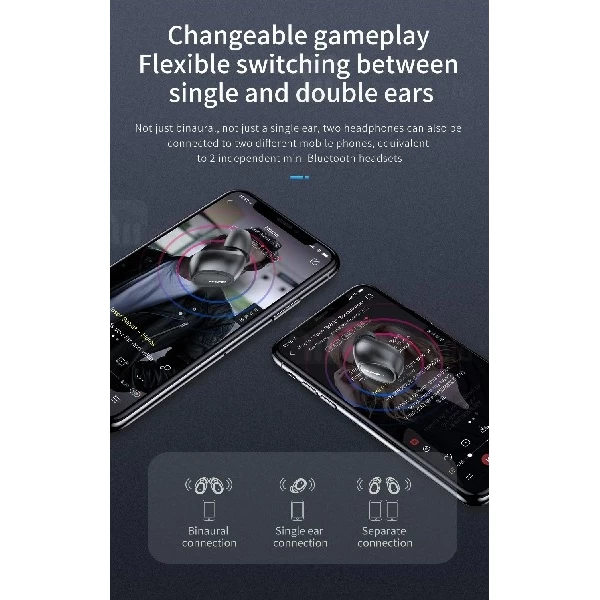 هندزفری بلوتوث دو تایی اوی AWEI T6C Bluetooth Earphone به همراه داک شارژ