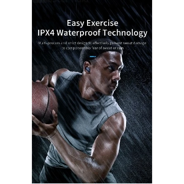 هندزفری بلوتوث دو تایی اوی AWEI T6C Bluetooth Earphone به همراه داک شارژ