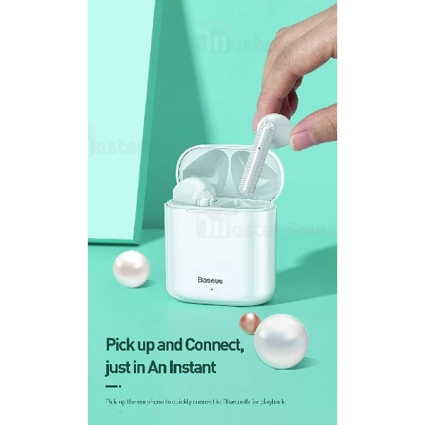 هدست بلوتوث دوتایی بیسوس Baseus W09 Encok Wireless Earphones برای آیفون و اندروید
