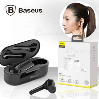 هندزفری بلوتوث دوگوش بیسوس Baseus W07 Encok True Wireless Earphones NGW07-01 دارای کیس شارژ