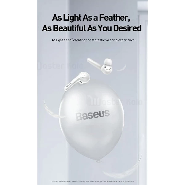 هندزفری بلوتوث دوگوش بیسوس Baseus W07 Encok True Wireless Earphones NGW07-01 دارای کیس شارژ