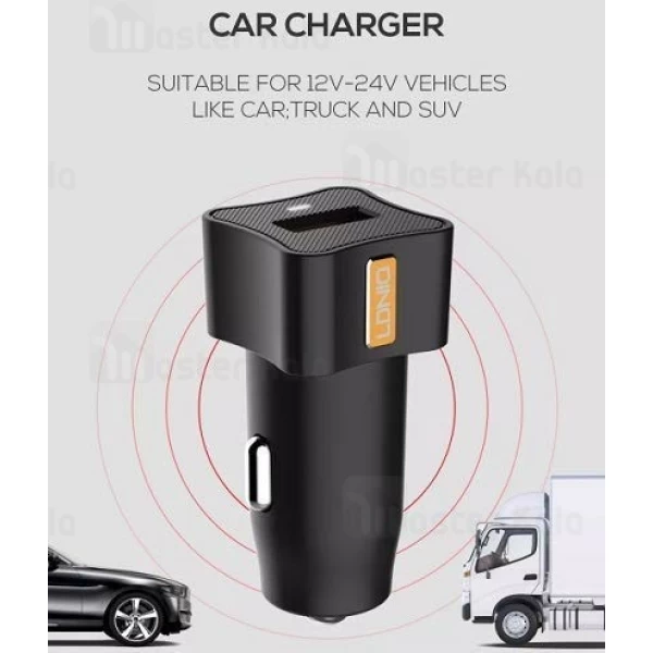 پک شارژر دیواری و شارژر فندکی و پاوربانک الدینیو LDNIO CC200 Mobile Charging Kit