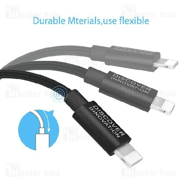 کابل لایتنینگ نیلکین Nillkin Nylon Lightning Cable طول 30 سانتی متر
