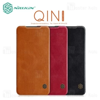 کیف چرمی نیلکین شیائومی Xiaomi Mi 9 Pro Nillkin Qin Leather Case
