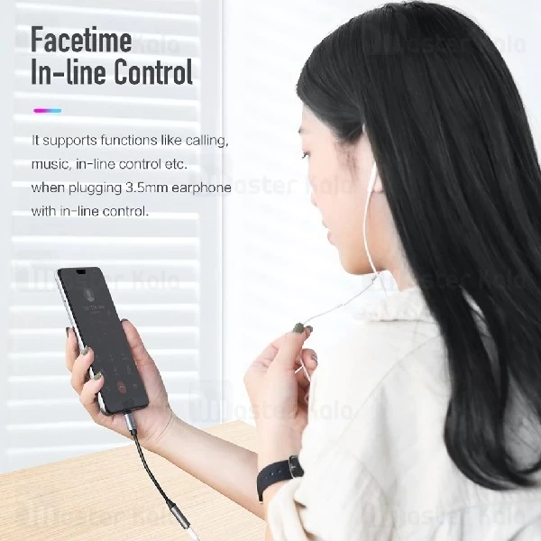 کابل تبدیل Type C به پورت AUX راک Rock RCB0666 Audio Adapter Cable