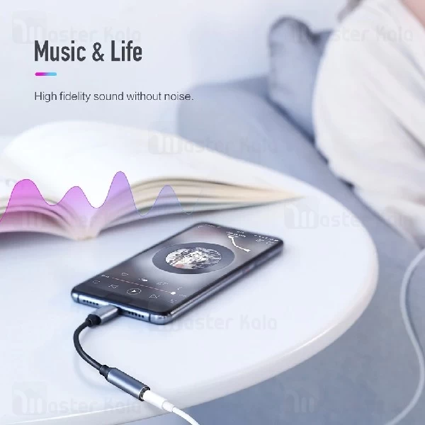 کابل تبدیل Type C به پورت AUX راک Rock RCB0666 Audio Adapter Cable