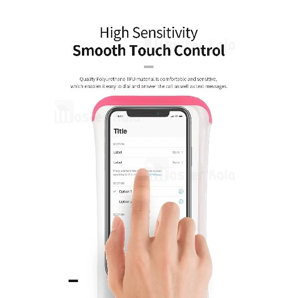 کیف ضد آب راک Rock RST1034 Mobile Phone Waterproof Bag دارای بند آویز