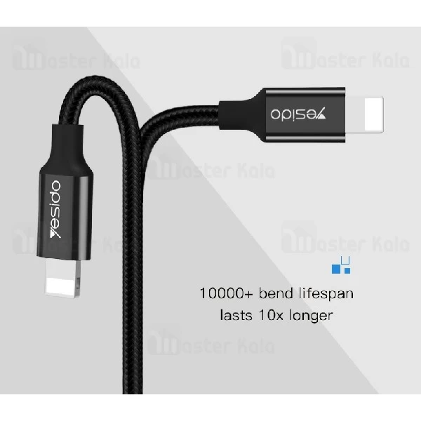 کابل Type C به لایتنینگ یسیدو Yesido CA30 Data Cable توان 2.4 آمپر