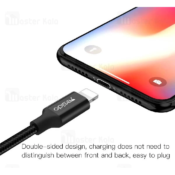 کابل Type C به لایتنینگ یسیدو Yesido CA30 Data Cable توان 2.4 آمپر