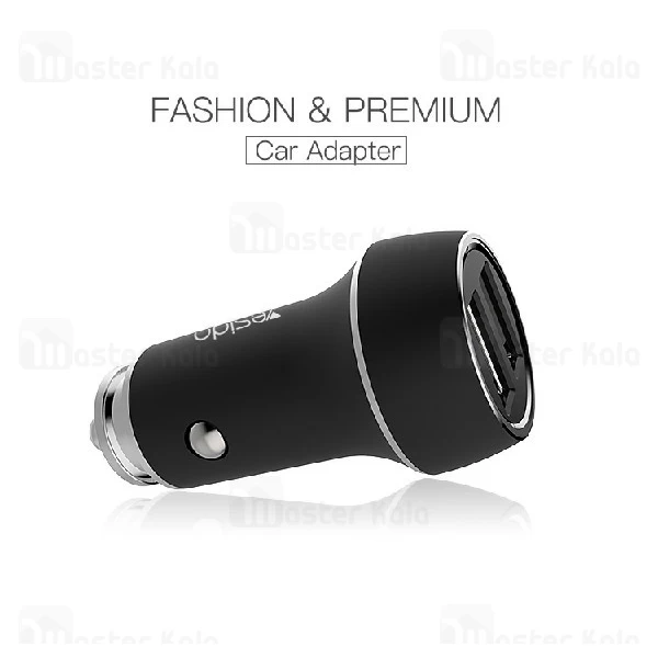شارژر فندکی یسیدو Yesido Y30 Car Charger توان 2.4 آمپر همراه کابل