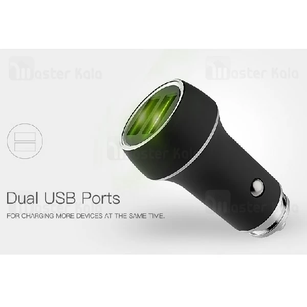 شارژر فندکی یسیدو Yesido Y30 Car Charger توان 2.4 آمپر همراه کابل