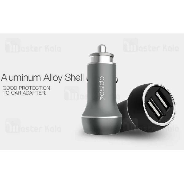 شارژر فندکی یسیدو Yesido Y30 Car Charger توان 2.4 آمپر همراه کابل