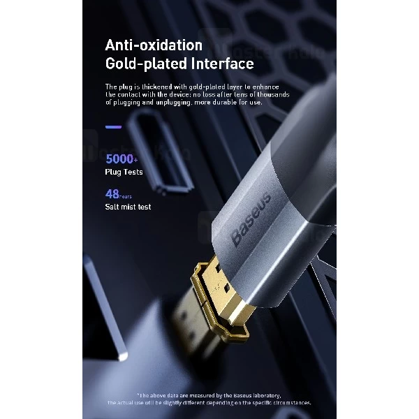 کابل HDMI به VGA بیسوس Baseus Enjoyment 4K HDMI Male To VGA Male CAKSX-J0G به طول 1 متر