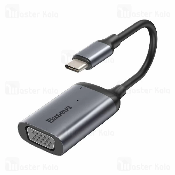تبدیل Type C به VGA بیسوس Baseus Enjoyment Type-C to VGA+PD HUB Convertor CAHUB-O0G