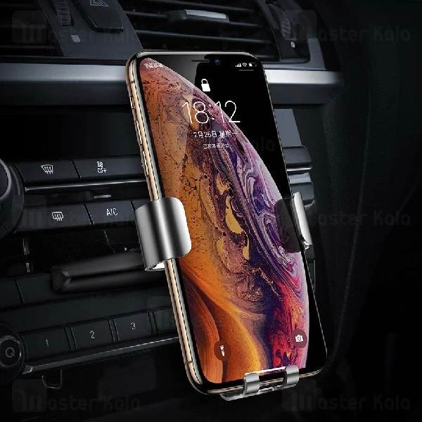 هولدر بیسوس Baseus Metal Age Gravity Car Mount SUYL-J01 قابلیت نصب بر روی درگاه CD