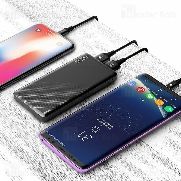پاوربانک وایرلس 10000 بیسوس Baseus Mini Cu power bank PPALL-KU01 توان 2.1 آمپر