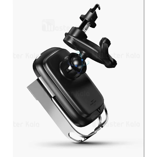 هولدر هوشمند و شارژر وایرلس بیسوس Baseus Rock-solid Electric WXHW01-01 توان 10 وات