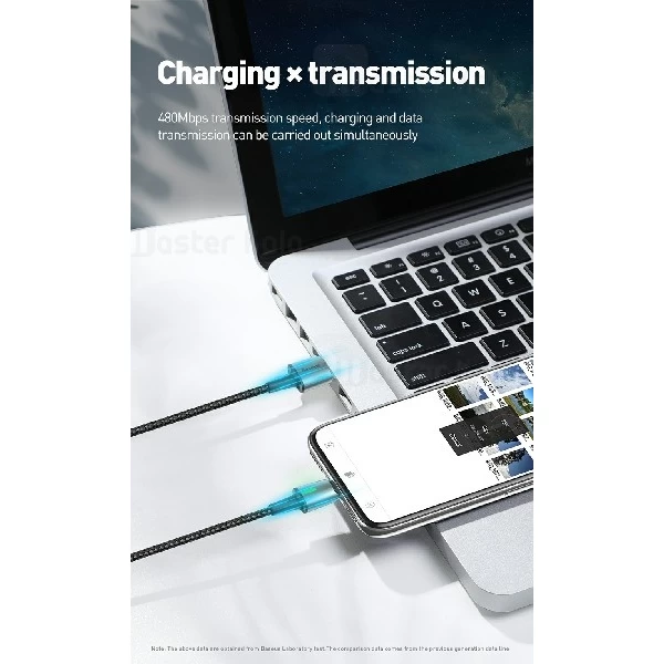 کابل سه کاره بیسوس Baseus Zinc Magnetic Cable Kit 3 in 1 2A TZCAXC-B01