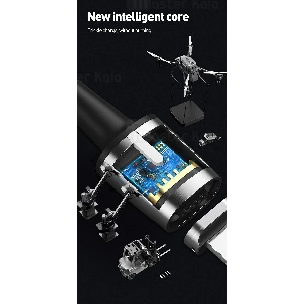 کابل سه کاره بیسوس Baseus Zinc Magnetic Cable Kit 3 in 1 2A TZCAXC-B01