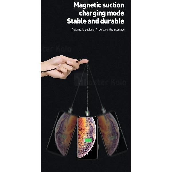 کابل سه کاره بیسوس Baseus Zinc Magnetic Cable Kit 3 in 1 2A TZCAXC-B01