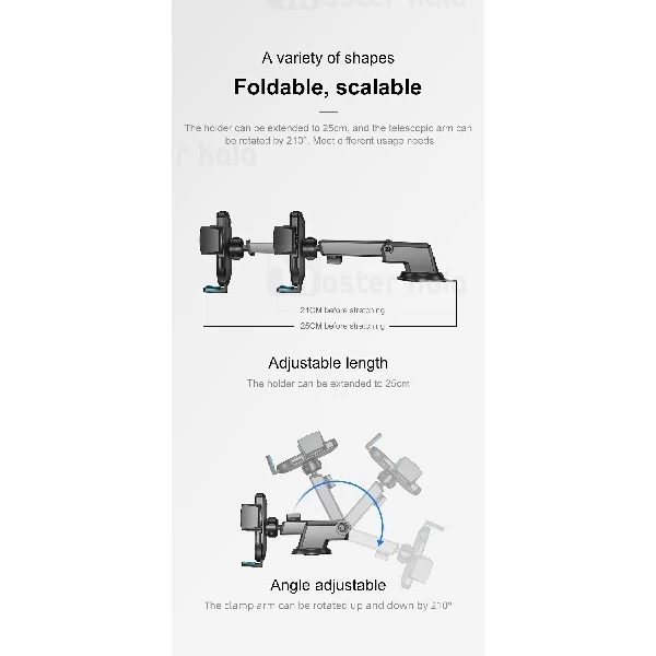 پایه نگهدارنده و هولدر جویروم Joyroom JR-OK3 Car Holder مناسب گوشی 4 تا 6.7 اینچ