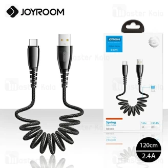 کابل Type C جویروم Joyroom S-M391 Walker Spring Cable 2.4A طراحی تلفنی