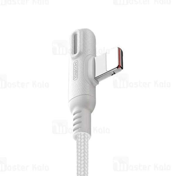 کابل لایتنینگ جویروم Joyroom S-M392 Baige Led Cable توان 2.4 آمپر طول 1.2 متر